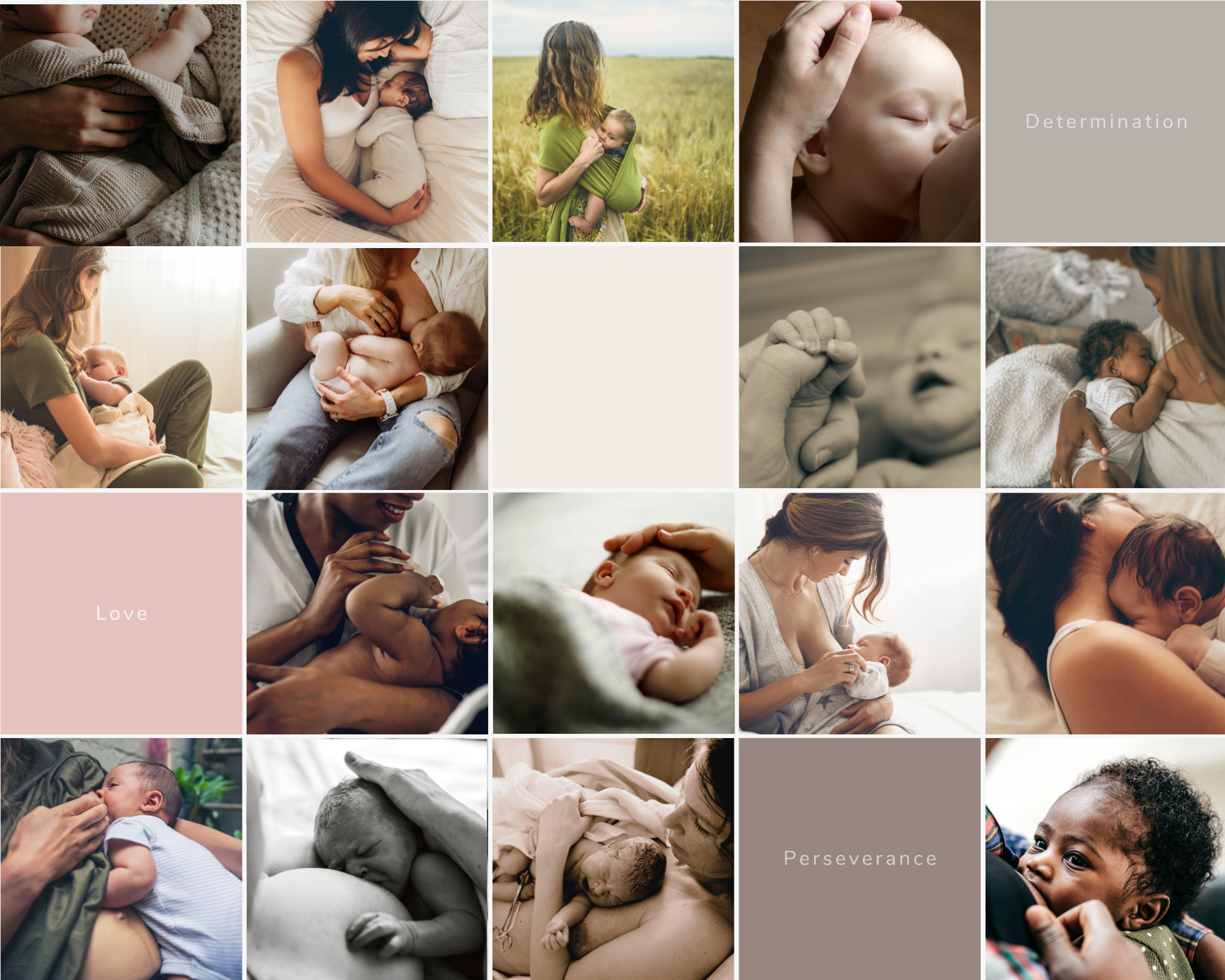 breastfeeding is love multi image